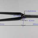 Road Bike Fork 1" Fork Straight Tube Full Carbon Fibre Forks 700C Carbon Fork Black