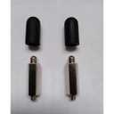 Replacement Extra Long Contact Point w/Conductive Silicone Rubber Cap Tip for Dog Training Shock Collar/E Electric Electronic Remote Bark Collar, Prong/Probe for Long Fur Small Medium Large Dog