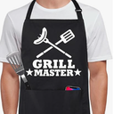 Cotton Funny Apron for Men Women Adjustable Bib Aprons