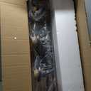 Emliviar 4-Light Vintage Vanity Light - Farmhouse Bathroom Wall Light Fixtures, Oil Rubbed Bronze Finish with Clear Glass, YCE238B-4W ORB