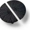 Goo-Ki 2.5''(64 mm) Hole Centers Luxurious & Sturdy Zinc Alloy Cabinet Handls,Matt Black Cabinet Pulls for Kitchen,Drawer,Cupboard & Wardrobe,6 Pack