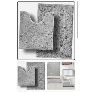 Bathroom Rugs Sets 2 Piece,Super Absorbent Soft,Thick,Machine Washable