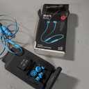 Beats Flex Wireless Earbuds - Apple W1 Headphone Chip, Magnetic Earphones, Class 1 Bluetooth, 12 Hours of Listening Time, Built-in Microphone - Flame Blue