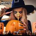 MEIYOUJU AM 1 Pcs Funny Witch Nose Fake Witch Nose 10 Pcs Witch Black Fingernails Halloween Witch Costume Accessories for for Halloween Party Costume Accessory