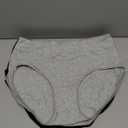 Womens Underwear,Cotton Mid Waist No Muffin Top Full Coverage Brief Ladies Panties Lingerie Undergarments for Women Multipack (X-Large, Grey+black=total 5 Pack)