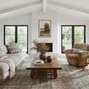 Loloi Amber Lewis Georgie Collection GER-07 Moss/Salmon 8'-4" x 11'-6", .19" Pile Height, Area Rug