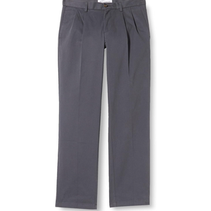 Amazon Essentials Men's Classic-Fit Wrinkle-Resistant Pleated Chino Pant  (Size 28W x 28L)