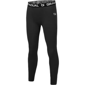 G Gradual Boys Compression Leggings Quick Dry Youth Basketball Football Pants Base Layer Sports Tights for Boys (Small, Black)