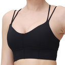 MotoRun Bralettes for Women, Strappy Sports Bra Push up Bralette Sexy Bras Rave Top L