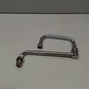 Commercial Faucet Swivel Spout Replacement: iVIGA 18“ Add-on Swing Nozzle - Chrome Polished Spout Replacement for Commercial Kitchen Sink Faucet - 1.8gpm/ 2.2gpm Aerator - G3/4 Internal Thread