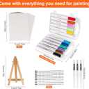 Magic 3D Foam Texture Painting Kit,Magic Puffy Paint,3D Drawing Canvas Sponge,DIY Bubble Drawing Pens Art Supplies,10Pcs Puffy Paint Paper(Rectangular)