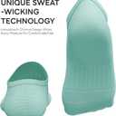 No Show Socks Women, 8 Pairs Low Cut Ankle Anti-slid Athletic Casual Invisible Liner Running Socks (L)