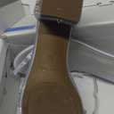 DREAM PAIRS Womens Low-Chunk Low Heel Pump Sandal (9, Silver/Rhinestone)