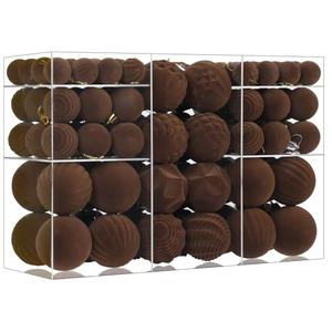 36 Pcs Christmas Velvet Balls Set, Christmas Balls Decorations, Flocked Hanging Ornaments for Xmas Tree Wedding Anniversary Party