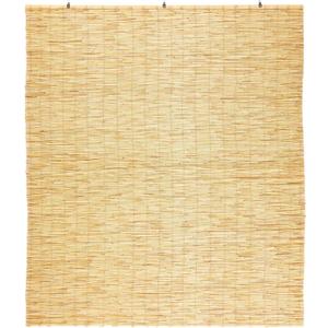 Forever Bamboo Light-Filtering Cord-Free Bamboo Reed Roll-Up Blind Shades for Windows Manual Roman Blinds Natural 60 in W x 72 in H
