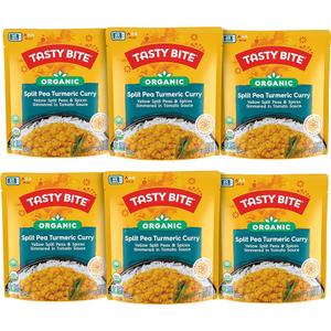 Tasty Bite Organic Jodhpur Lentils, 10 Ounce, Pack of 6, Ready to Eat, Microwavable Entree, Vegan ( 6 Count ) BBD:04-30-2027
