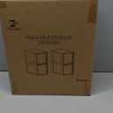 4-Pack Large Stackable Storage Drawers, Clear Acrylic Organizers with Handle, Easily Assemble for Kitchen Under-sink, Bathroom, Cabinet, Makeup, Closet, Medicine, Pantry Organization Bins