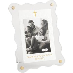 Mud Pie Acrylic Cross Frame; 8" x 6"