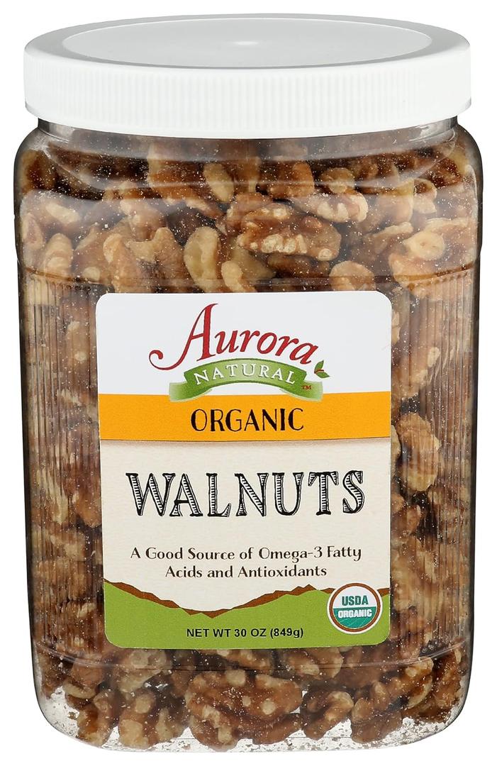 Aurora Products Organic Walnuts, 30 OZ (EXP 11/03/26)
