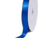 Creative Ideas PSF0708-350 Solid Satin Ribbon, 7/8"/100 yd, Royal Blue