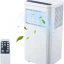10000BTU Portable Air Conditioner 3 in 1, LCD Display Remote Control for 450 sq.ft AC Cooling, Dehumidifier, Fan for Bedroom, Office