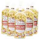 AL DENTE CarbaNada Roasted Garlic Fettuccine, Lower Carb Pasta, 16g High Protein, Cage Free Eggs, Non GMO, 10 Ounce Bags (Pack of 6), BB Date: 12/12/2026