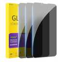 PEHAEL 3 Pack for iPhone 17e/iPhone 16e/iPhone 14/iPhone 13/iPhone 13 Pro Privacy Screen Protector Full Coverage Anti-Spy Tempered Glass Film 9H Hardness Easy Installation Bubble Free [6.1 inch]