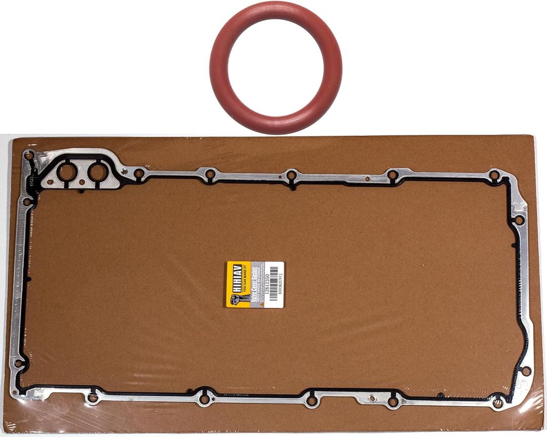 12612350 for Chevy Silverado 5.3 Oil Pan Gasket&B32790 Oil Pump Pickup Tube Gasket 4.8 6.0 6.2L, Chevy Suburban Express Trailblazer GMC Sierra Yukon Cadillac Escalade Tahoe LS Oil Pan Gasket OS30693R