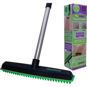 Giant Carpet Fluffer Large Carpet Rake for Reviving Matted Rugs & Pile Restoration, Removing Pet Hair, Fluffing Carpet Fibers