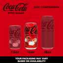 Coca-Cola Zero Sugar Soda, 12 fl oz Cans, 12 Pack - Classic Cola Soft Drink Fridge Pack (EXP 03/02/26)