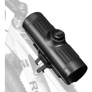 ROCKBROS Bike Frame Bag Password Lock Storage Box Plastic Hard Shell Key Anti-Theft Steel Cable with Screws Installation Firm Fixed Equipment, Universal for Gravel MTB Road Racing Cycling