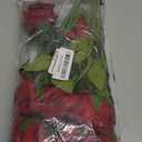 Tifuly Red Roses Artificial Flowers - 12 pcs Realistic Long Stem Fake Roses Faux Silk Flowers for DIY Bouquets Wedding Centerpieces Arrangements Home Party DecorBurgundy