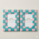 Tufted Picture Frame, Pack of 2