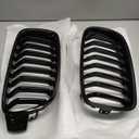F30 Grille - Black Kidney Single slats Grill Compatible With BMW 3 Series F30 F31 2012-2018 320i 328i 328d 330e 330i 335i 340i 328i,ABS Gloss Black Kidney Grill
