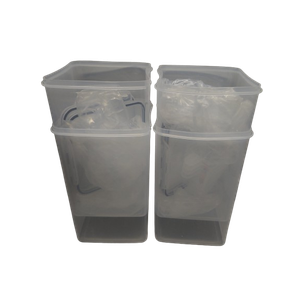4 Pack Extra Large Flour Sugar Storage Containers 6.5L