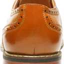 Bruno Marc Moda Italy Prince Men's Classic Modern Oxford Lace Dress Shoes (11 Wide, Wingtip Brown)