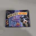 Birthday Card, Funny Birthday Cards for Men Women Kids, Exquisite MUSICAL & SHAKING & LIGHTING Rock Band Dog Pop-up Greeting Card Gifts with Envelope, 6.1 x 6.1 Inch