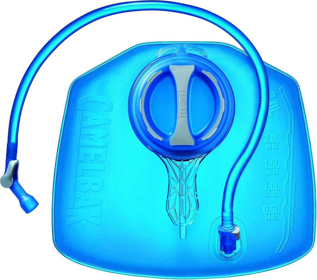 CamelBak 3-Liter Lumbar Water Reservoir - Hydration Bladder - Faster Water Flow Rate - Leak-Proof Water Bladder - Ergonomic Shape - Big Bite Valve - BPA-Free - 100oz