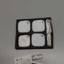 Air Tracker Tag 4 Pack Bluetooth Luggage Tracker tag Locator Works with Apple Find My,Smart Tracker for Suitcase, Bag, Backpack, Wallet,Replaceable Battery Smart tag Item Finder