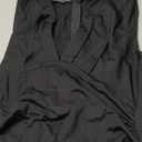 oten Women's Sexy Deep V Neck Sleeveless Ruched Bodycon Party Club Cocktail Mini Dresses (Black) XL 