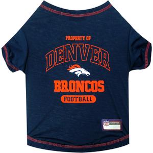 Pets First Denver Broncos T-Shirt, Large, Dallas Cowboys