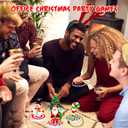 Vicenpal Christmas Ring Toss Game Set, Christmas Party Games for Adults, Family, Xmas Wooden Ring Toss with 4 Rings Candy Cane Snowman Santa Claus Nutcracker Fun Games Gifts