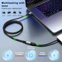 Green Jiss USB-C Extension Cable 3.3ft, 20Gbps/4K@60Hz Video, Heavy Duty USB3.2 Gen2 Extender Male to Female Full Function Ultra-High Speed Transfer USB Type-C Extender 240W Fast Charging Cable