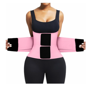 FeelinGirl Waist Trainer Belt Waist Cincher Trimmer Ab Belt Tummy Control Body Shaper with Triple Wrap Women and Men Small