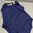 UNOW Women Pro Training Racerback Slimming One Piece Swimsuit (Medium, Navy-blue)