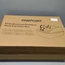 Stainless Steel Cat Litter Box with Enclosure, Large Litter Box for Cats and Kittens, Smooth Easy Clean Interior, Durable Metal Design with Cover, Litter Shovel, Pad and Footboard Included (Black)