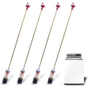 Upgraded DC97-16350U DC97-16350T Washer Suspension Rods for SAMSUNG WA50R5200AW/US, WA50R5400AV/US WA50R5400AW/US WA45T3200AW/A4 WA45H7000AW/A2 and WA45N3050AW/A4 Washing Machine 4pcs