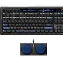 8BitDo 87 Keys Retro Mechanical Keyboard Bluetooth/2.4G/USBC, RGB Backlight, Hot Swappable, Dual Super Programmable Buttons, Volume Knob for PC and Android  Mecha BREAK: PANTHER