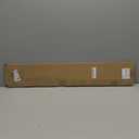 1 Pc Door Kick Plates - 6 x 34 Inches Kick Plates for Exterior Interior Doors Protection Decor, 1.5mm (1/16 Inch) Thickness Rectangular Aluminum Door Push Plate (Black)