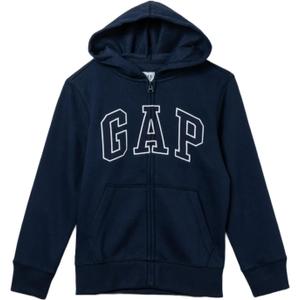 GAP Boys' Logo Hoodie Hooded Full Zip Sweatshirt (XX-Large, Tapestry Navy)